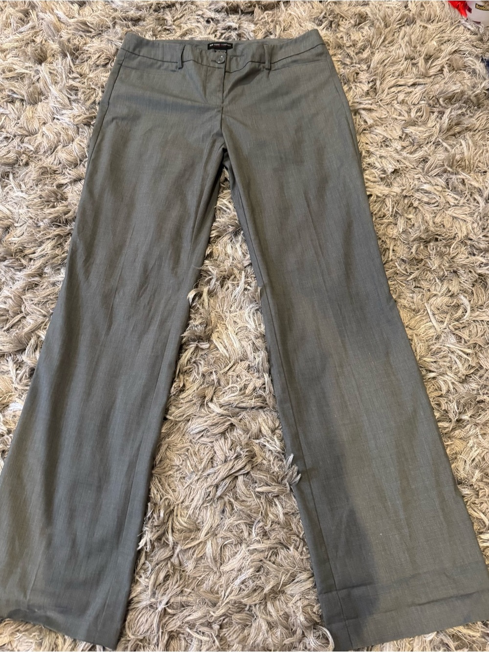 Women’s New York & Company Gray Dress Pants - Classic Straight Fit